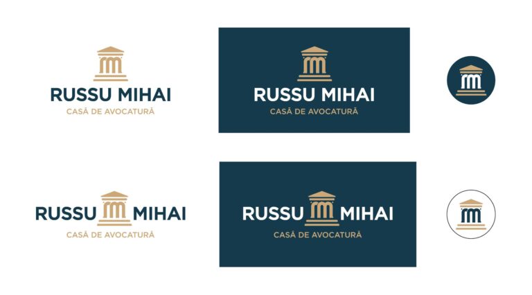Russu.eu - Law practice visual identity and design