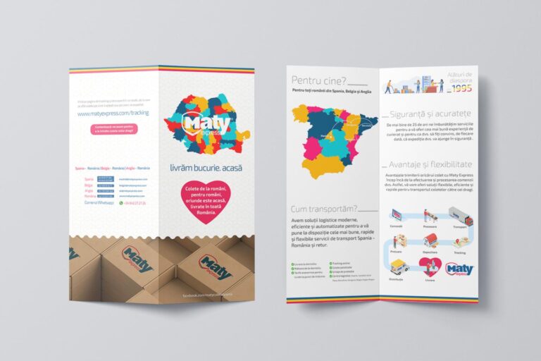 Maty Express - leaflet design